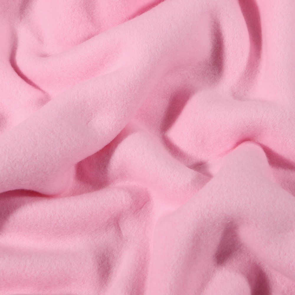 Rose pâle laine bulle Dimple Polaire Bébé Couette Toys Nursery Decor Tissu 