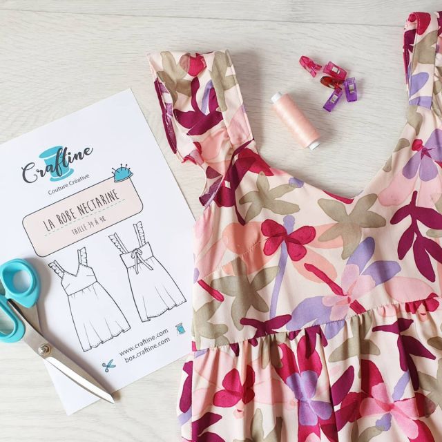 Kit Couture Craftine Robe Nectarine