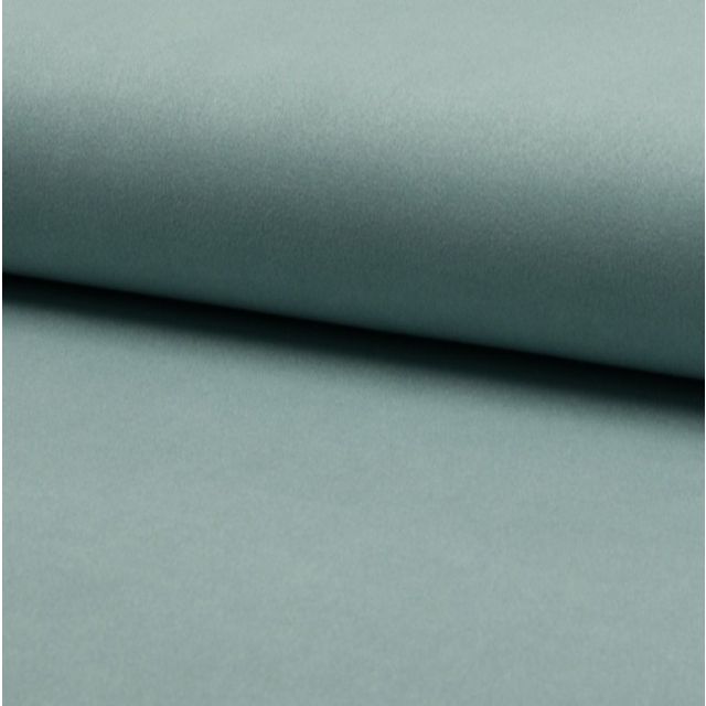 Tissu Suédine jersey Vert menthe - Par 10 cm