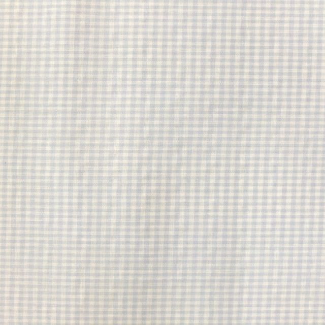 Tissu Vichy Mini carreaux 3 mm Bleu ciel - Par 10 cm