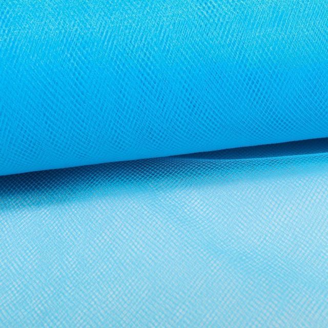 Tissu Tulle Souple Grande Largeur Turquoise - Au mètre