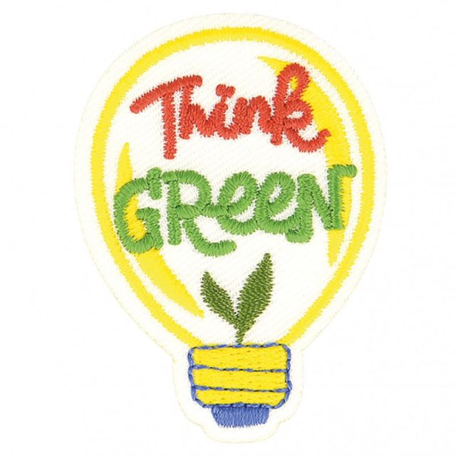 Ecusson Thermocollant Eco Friendly - Think Green