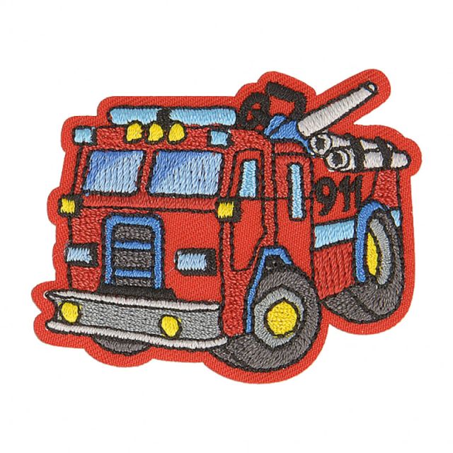 Ecusson Thermocollant Véhicules - Camion de pompiers