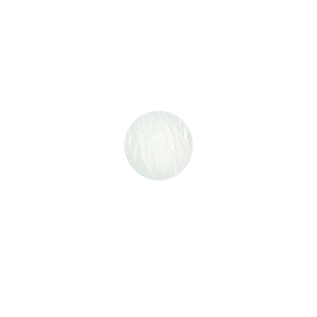 Bouton Enrico demi-sphère 12 mm - Blanc