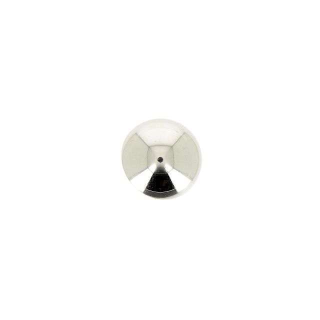 Bouton métal Donatello demi-sphère 18 mm - Argent