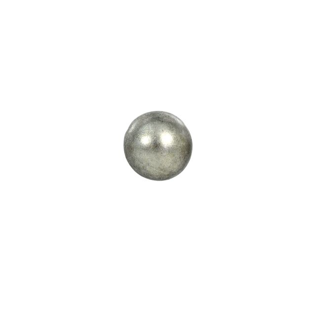 Bouton métal Donatello demi-sphère 15 mm - Métal