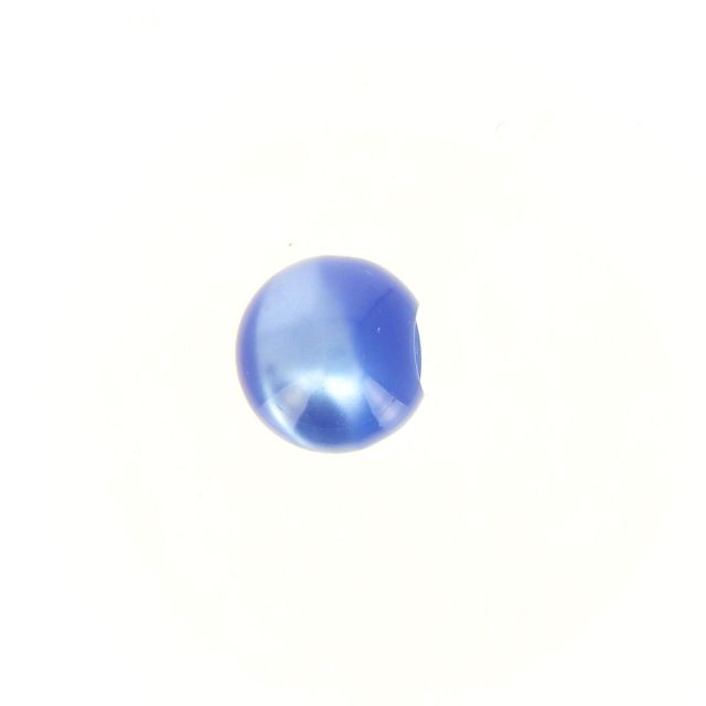 Bouton boule nacré 12 mm - Bleu