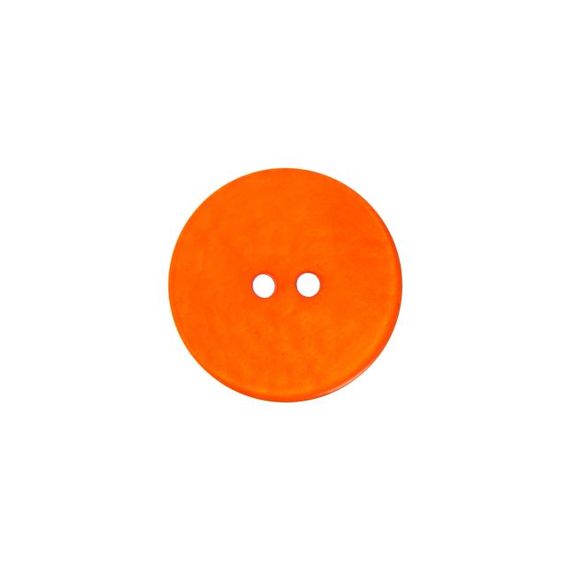 Bouton effet froissé 18 mm - Orange