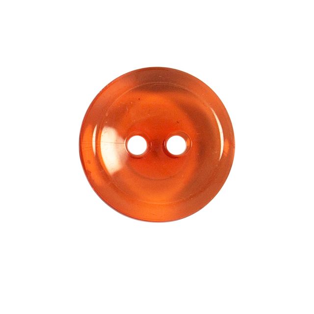 Bouton Cristobal transparent 27 mm - Orange