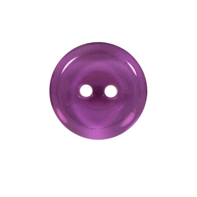 Bouton Cristobal transparent 27 mm - Violet