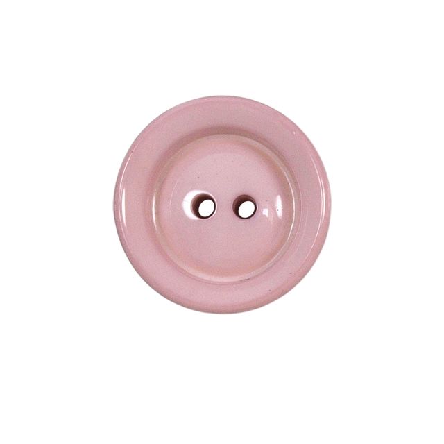 Bouton cuvette Jeanne 27 mm - Rose clair