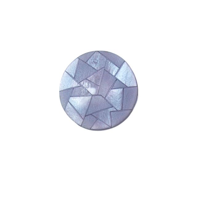 Bouton Emma triangle nacré 22 mm - Violet