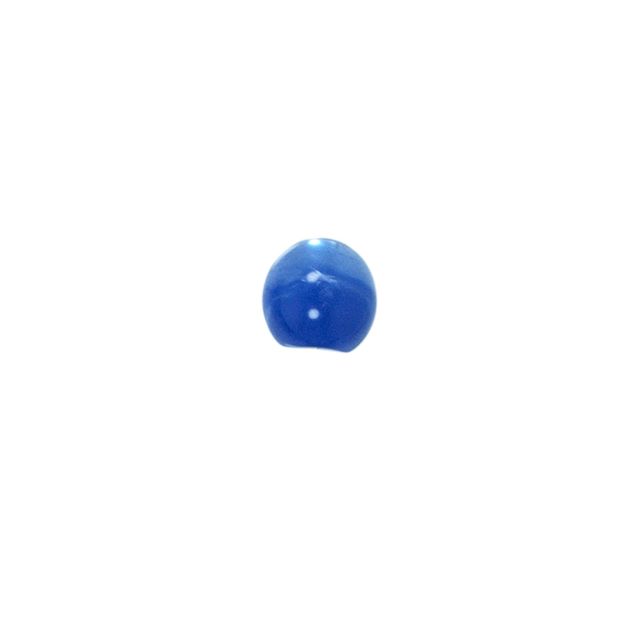 Bouton Guccio boule nacré 10 mm - Bleu