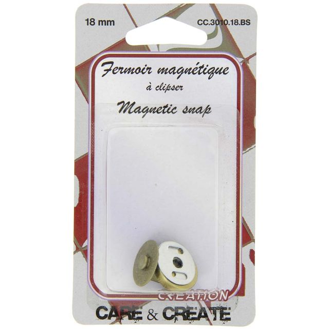 Fermoir magnétique 18 mm Bronze - Care & Create