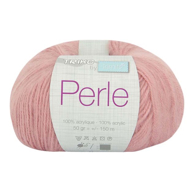 Pelote de fil à tricoter Perle 50g - Rose