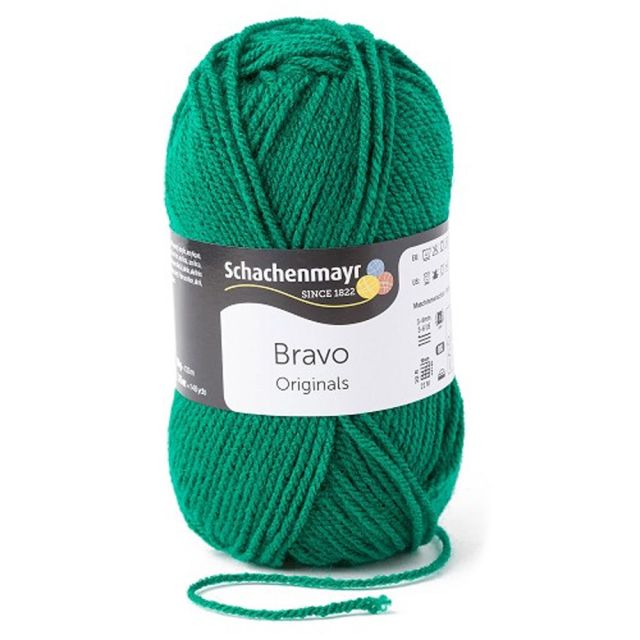 Pelote de fil à tricoter Schachenmayr Bravo 50g - Vert sapin