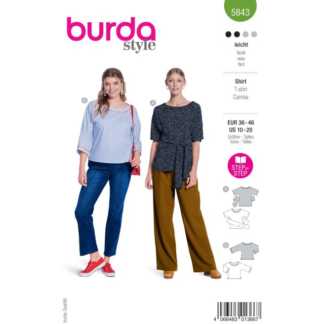 Patron Burda Style 5843 Shirt
