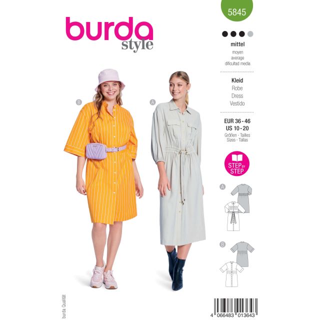 Patron Burda Style 5845 Robe
