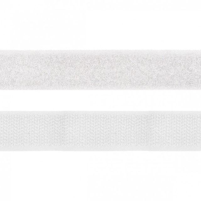Velcro agrippant à coudre 20 mm Blanc x1m