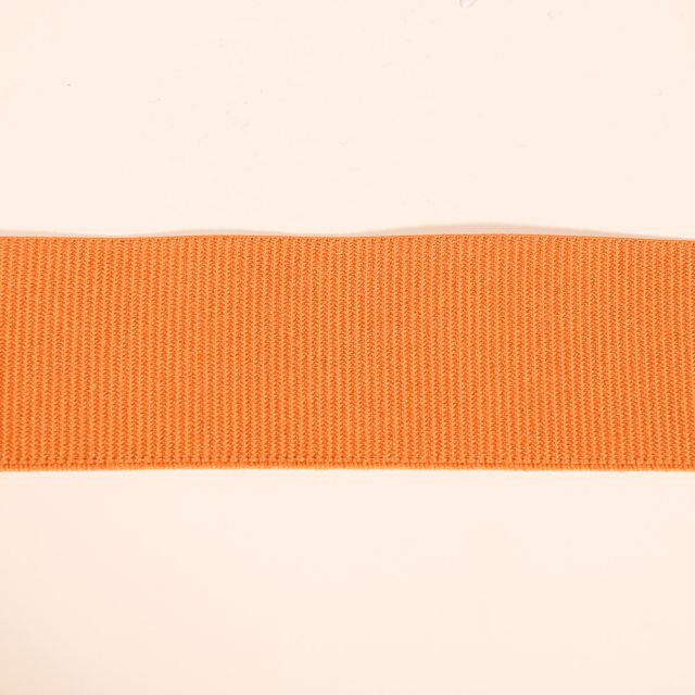 Ruban gros grain élastique ceinture 36 mm Frou-Frou - Orange x1m