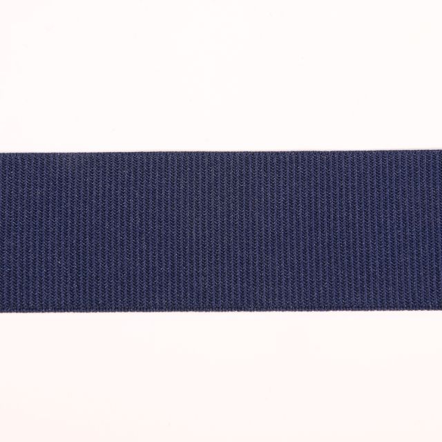 Ruban gros grain élastique ceinture 36 mm Frou-Frou - Bleu marine x1m