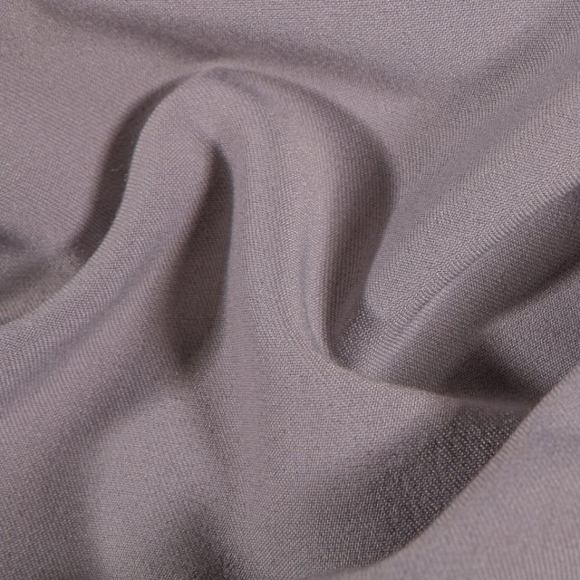 Tissu Gabardine de viscose Gris - Par 10 cm