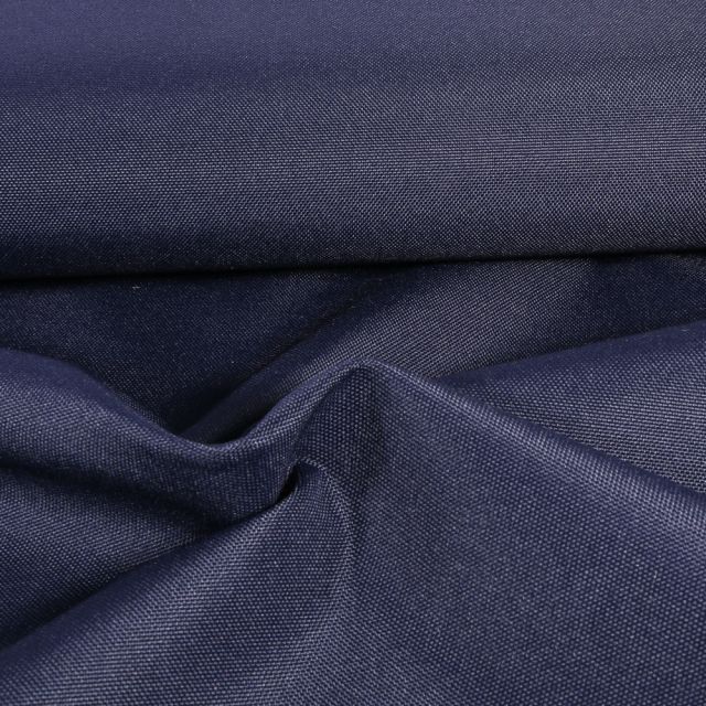 Tissu Piqué Polyester Imperméable uni Bleu marine