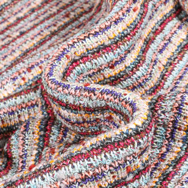 Tissu Maille épaisse Gianni Tessuti Multicolore