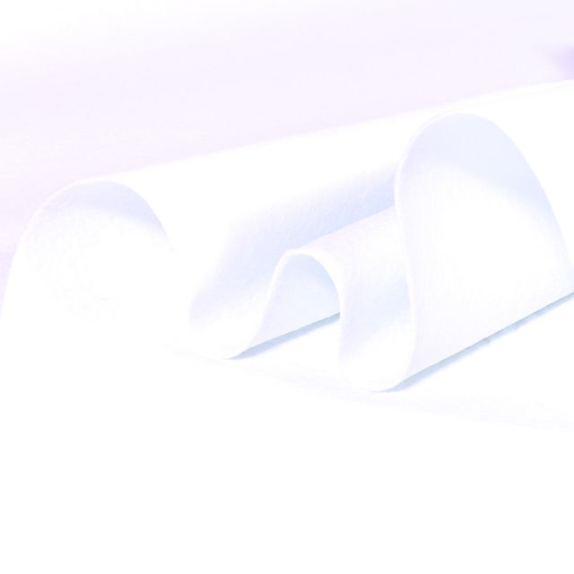 Tissu Feutrine 90 cm Blanc