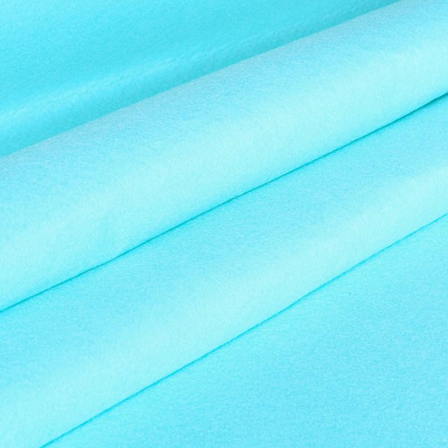 Tissu Feutrine 90 cm Bleu ciel