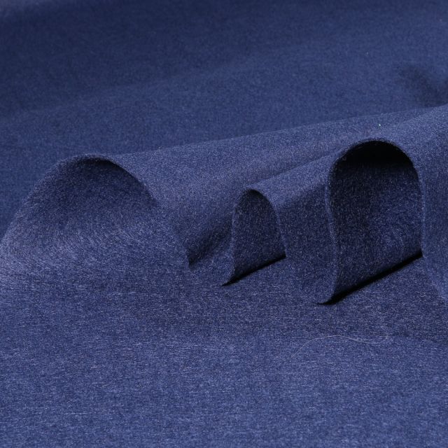 Tissu Feutrine 90 cm Bleu marine