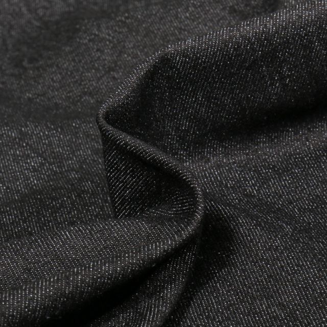 Tissu Jean stretch Craftine Noir