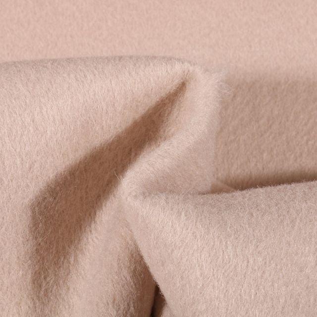 Tissu Drap de manteau épais Beige - Par 10 cm