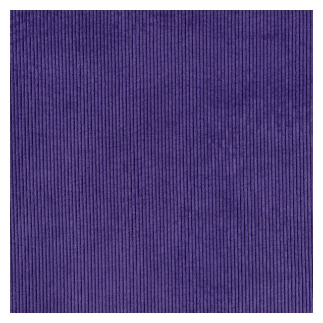 Tissu Velours côtelé lavé uni Violet