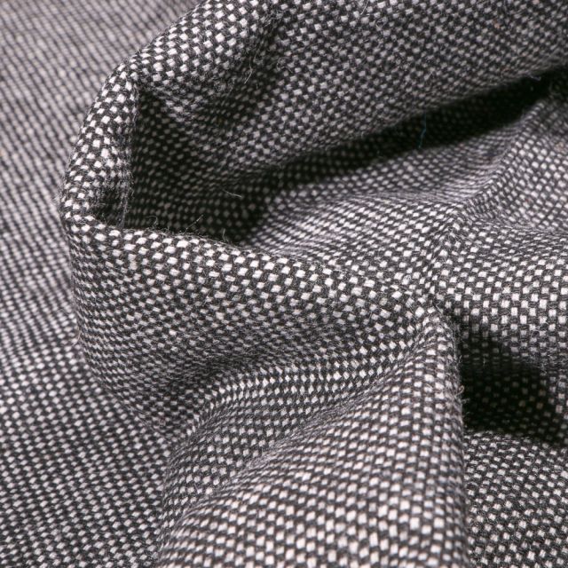 Tissu Tweed Helena Noir
