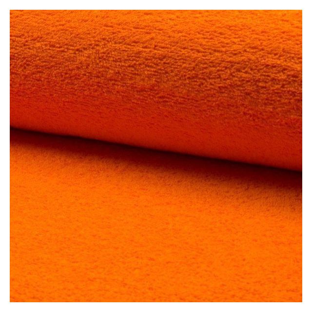 Tissu Eponge légère 320 g/m² Orange - Par 10 cm