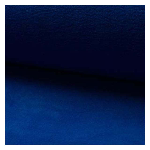 Tissu Polaire doux uni Bleu roi
