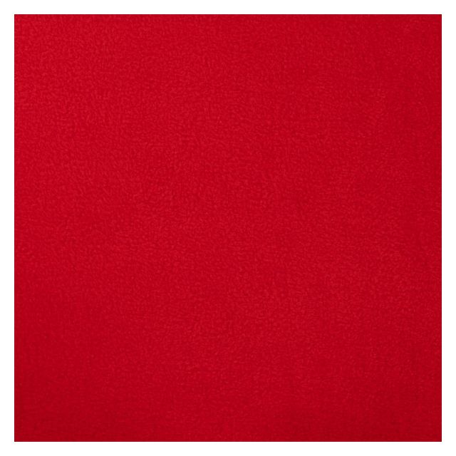 Tissu Polaire doux uni Rouge
