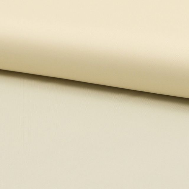 Tissu Doublure Uni Polyester Ecru x10cm