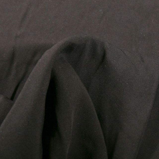 Tissu Viscose légère Noir - Par 10 cm
