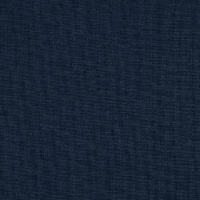 Tissu Coton enduit uni Bleu nuit