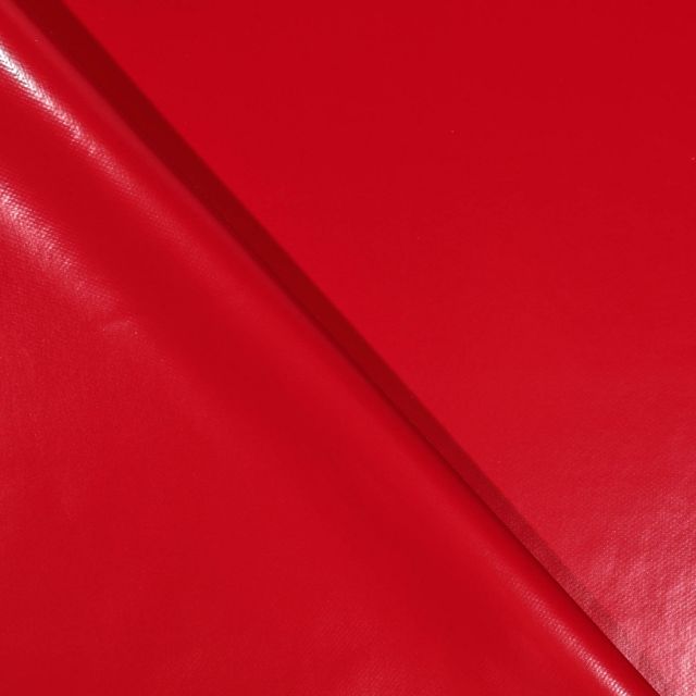 Toile cirée uni Rouge carmin - Par 10 cm