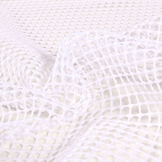Tissu Antidérapant dessous de tapis Blanc