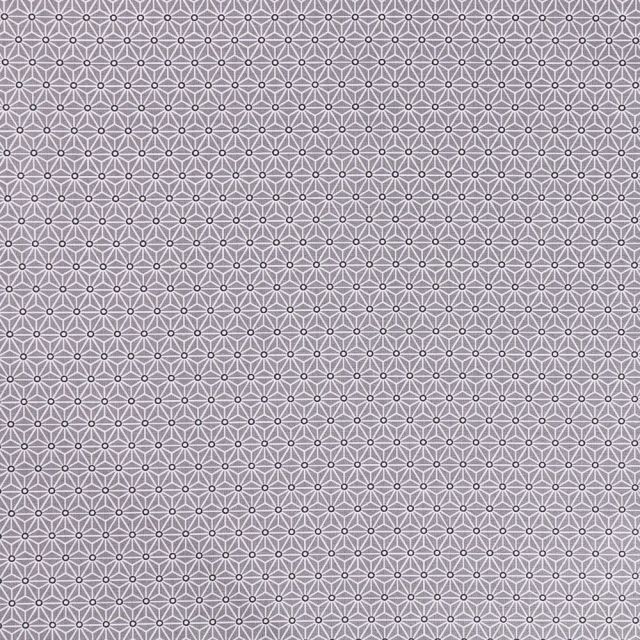 Tissu Coton Enduit Saki Gris - Par 10 cm