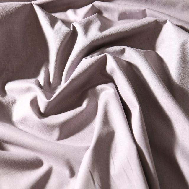Tissu Coton uni Grande largeur 280cm Santorin Gris acier - Par 10 cm