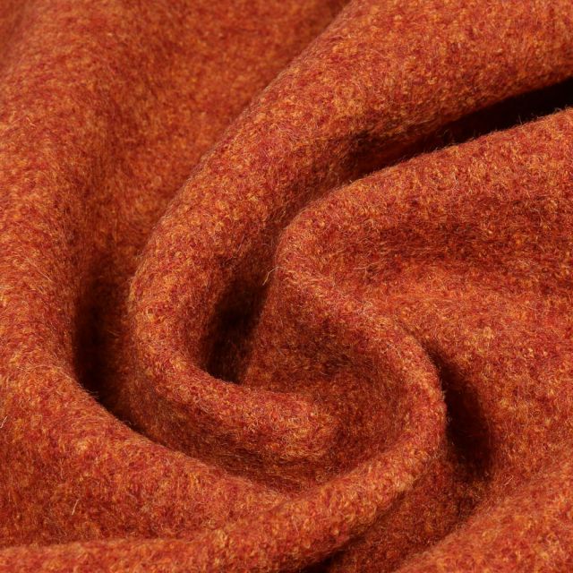 Laine bouillie 100% laine Terracotta - Par 10 cm