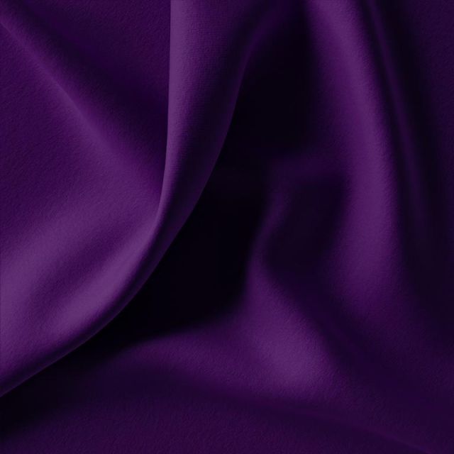 Tissu Jersey Coton uni Violet foncé