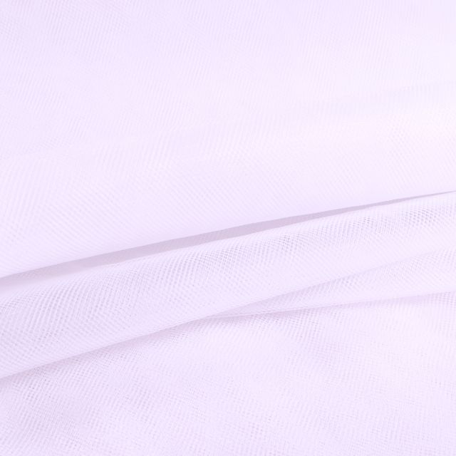 Tissu Tulle souple grande largeur uni Blanc