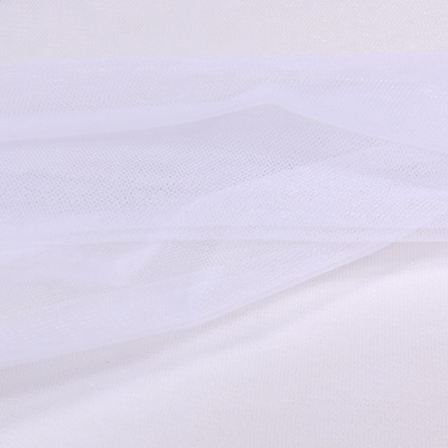 Tissu Voile de mariée grande largeur Blanc