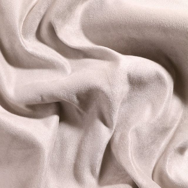 Tissu Suédine d'ameublement Gris souris - Par 10 cm